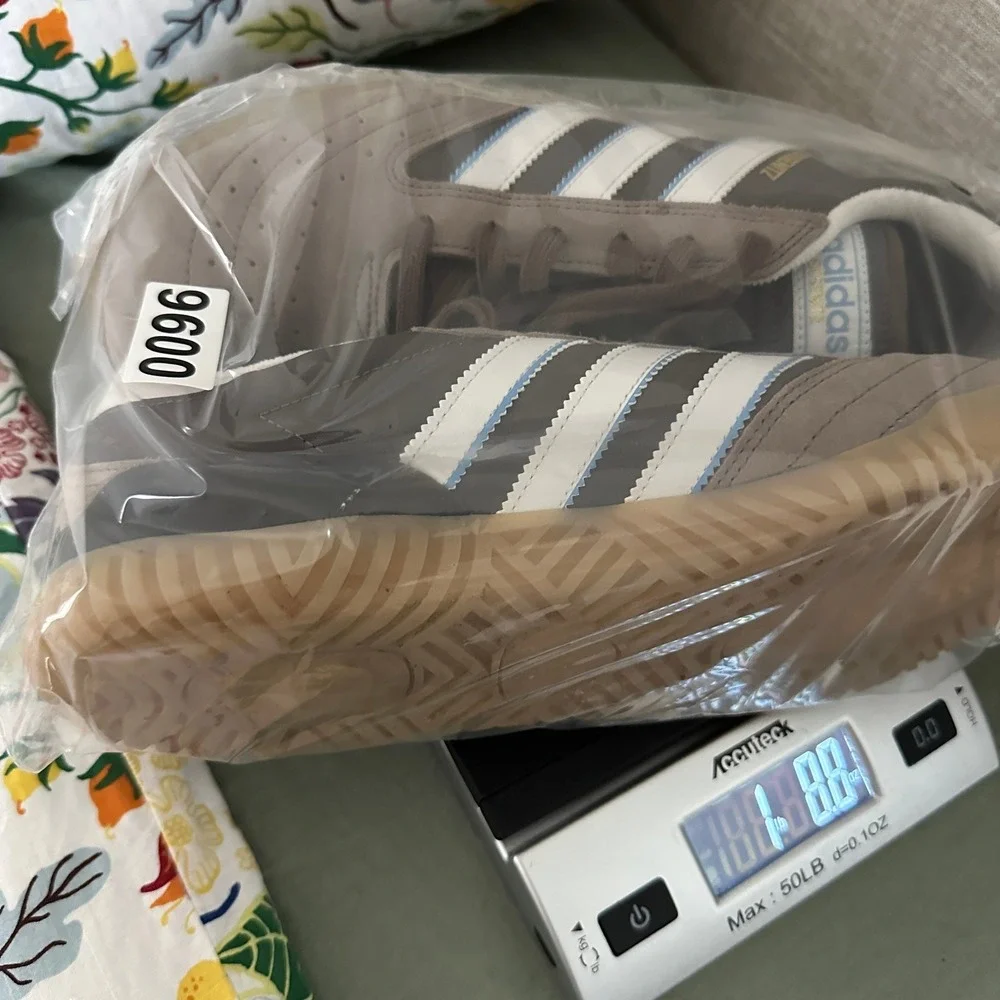 Adidas Busenitz Skate Shoes Mens Size 9.5 Brown Grey Suede Gum Sole Sneaker